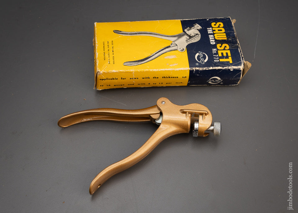 HARD No. 77 Saw Set Mint in Box - 115906