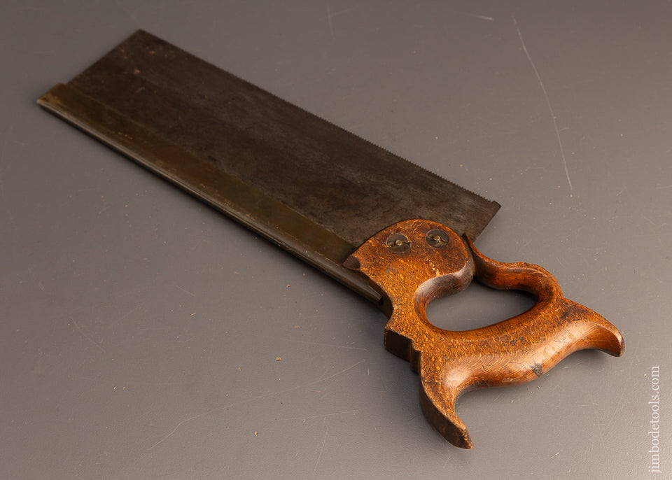 Early English Brass Back Carcass Saw by TURTLE CROYDON - 115953