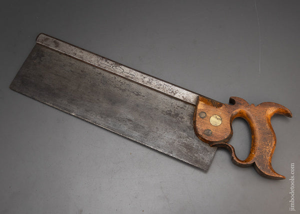 Early 14 Inch English Tenon Saw with Split Screws WHEATMAN & SMITH - 115954