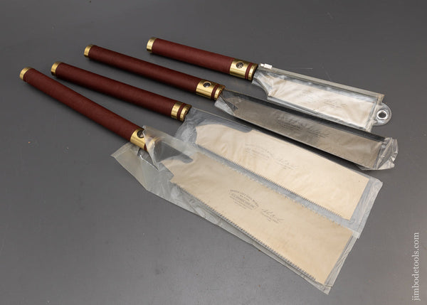 Discontinued Mint & Unused BRIDGE CITY TOOL WORKS Set of 4 Japanese Saws - 115960