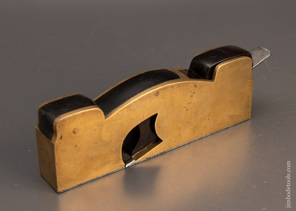 Gunmetal & Ebony Infill Shoulder Plane by PRESTON - 116002