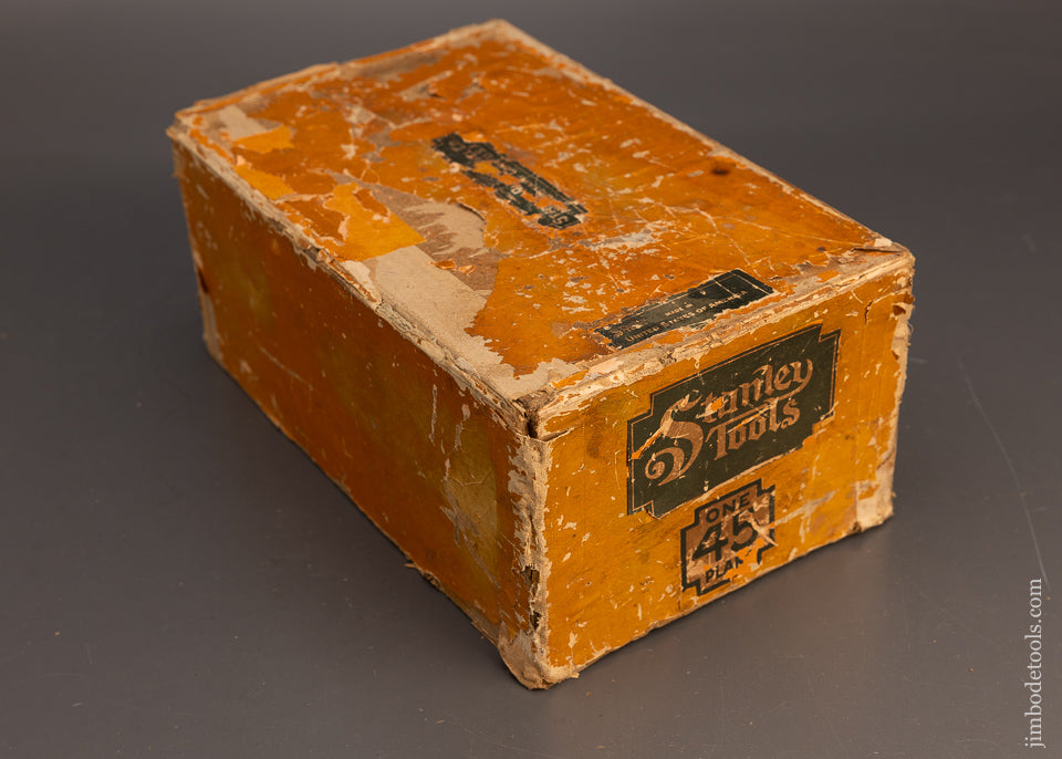 100% Complete STANLEY No. 45 SWEETHEART Plane Near Mint in Original Box - 116033