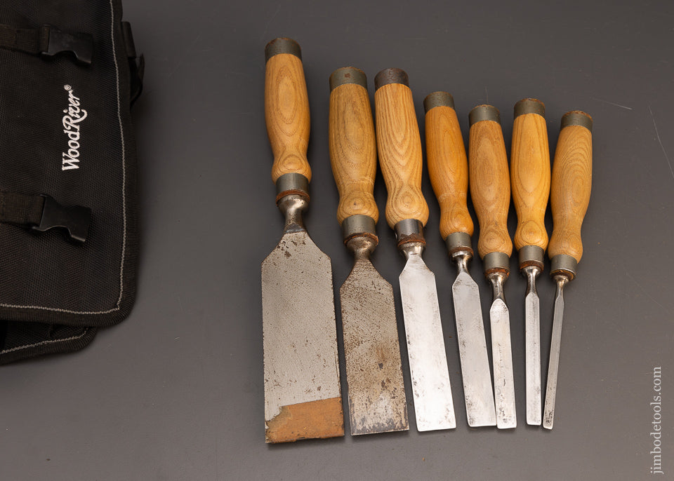 Wonderful Set of 7 ROB’T. SORBY REG’D. Mortise Chisel - 116058