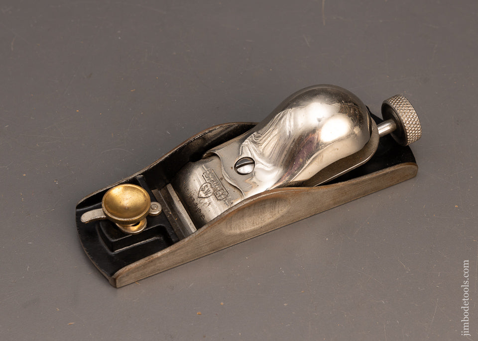 Premium Extra Fine STANLEY No. 65 Low Angle Block Plane with Adjustable Mouth - 116065