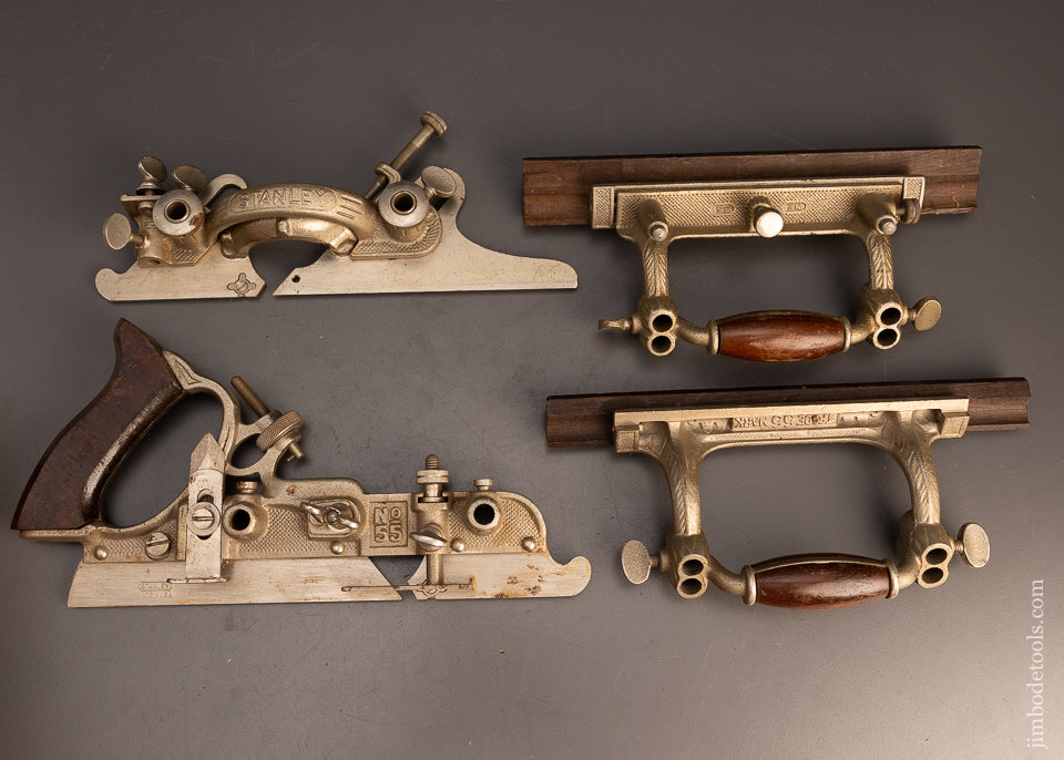Near Mint & 100% Complete STANLEY No. 55 Combination Plane in Original Box - 116094