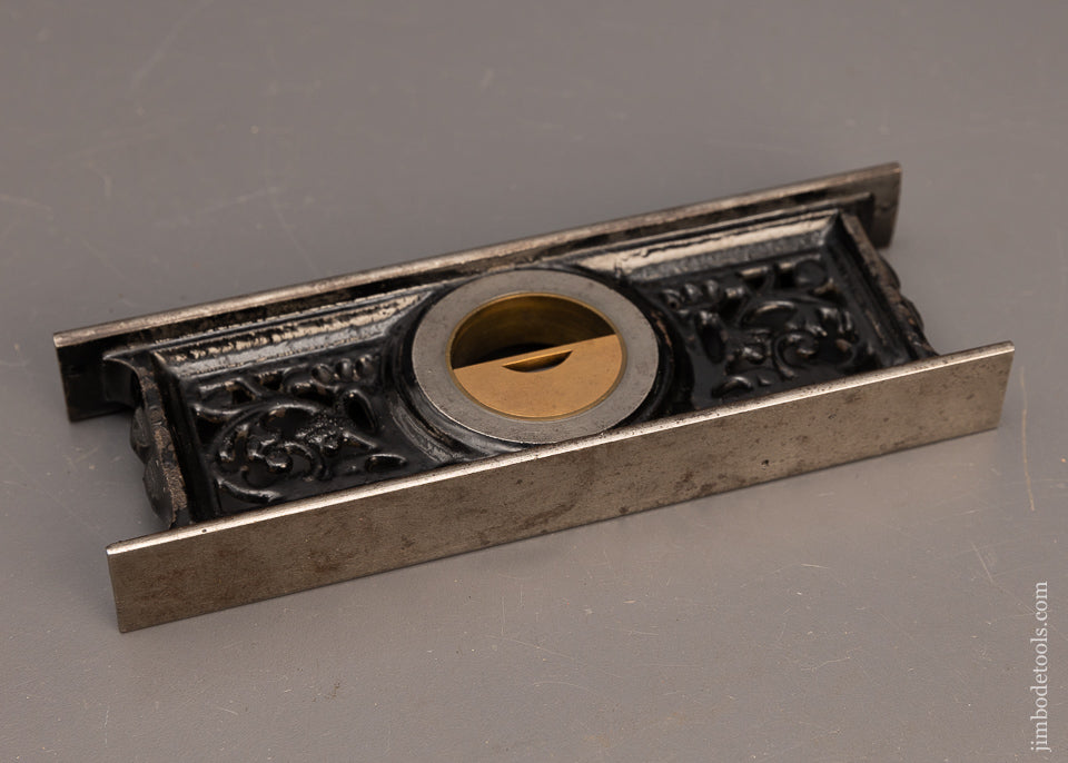 Beautiful Example L.L. DAVIS 7 Inch Ornate Inclinometer Level - 116148