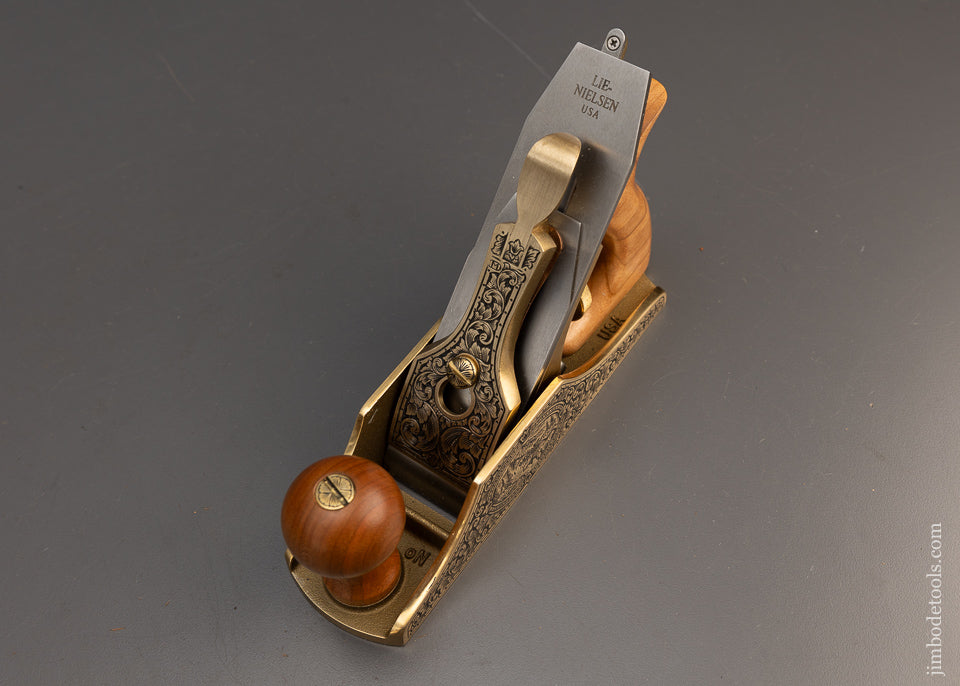 Magnificent! Hand Engraved LIE NIELSEN No. 2 Bronze Smooth Plane - 116300 - AS OF MAY 10