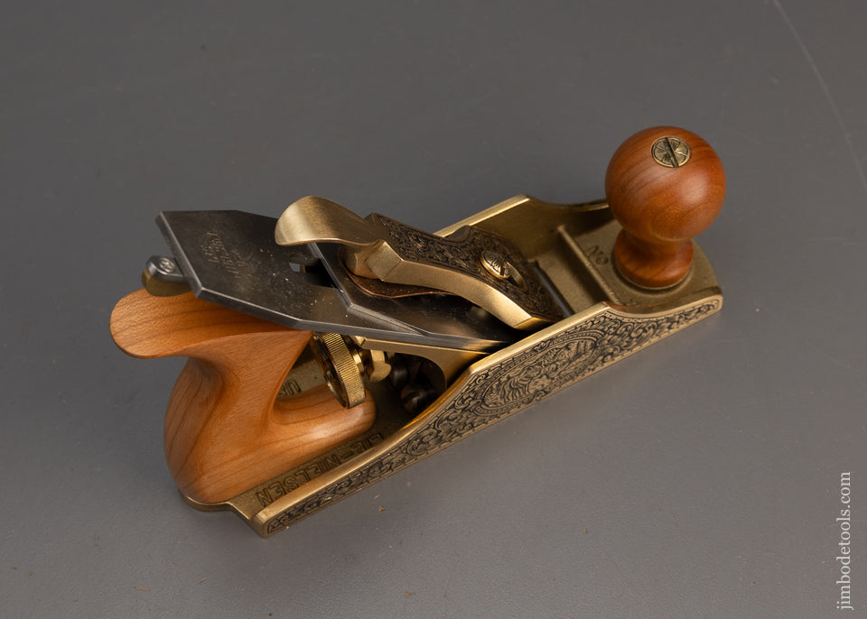 Magnificent! Hand Engraved LIE NIELSEN No. 2 Bronze Smooth Plane - 116300 - AS OF MAY 10