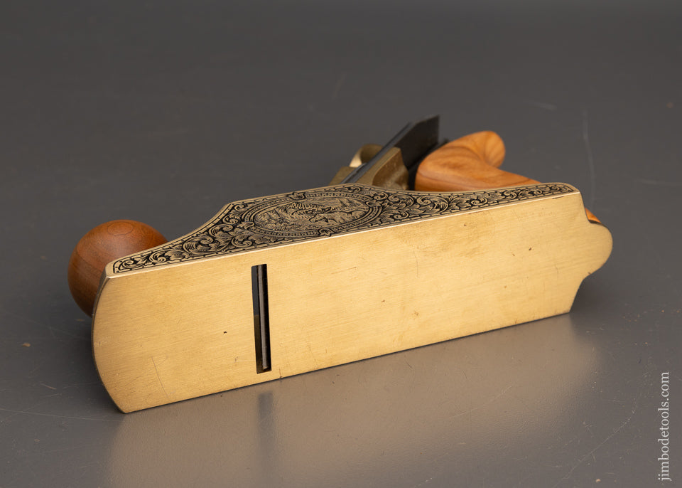 Magnificent! Hand Engraved LIE NIELSEN No. 2 Bronze Smooth Plane - 116300 - AS OF MAY 10