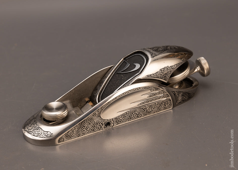 Lavishly Engraved LEE VALLEY NX 60 Premium Block Plane Mint in Box - 116403