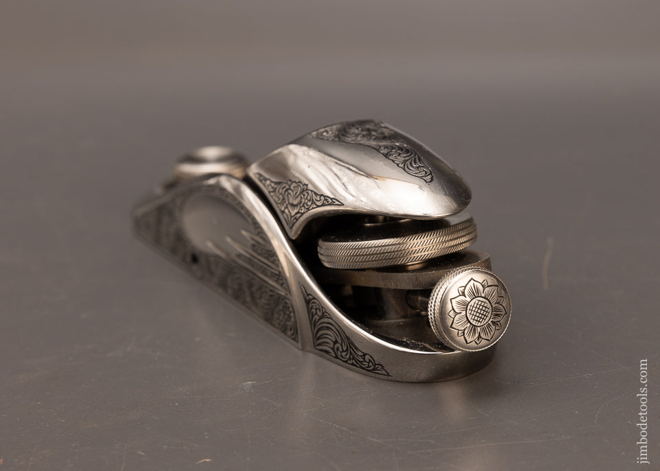 Lavishly Engraved LEE VALLEY NX 60 Premium Block Plane Mint in Box - 116403