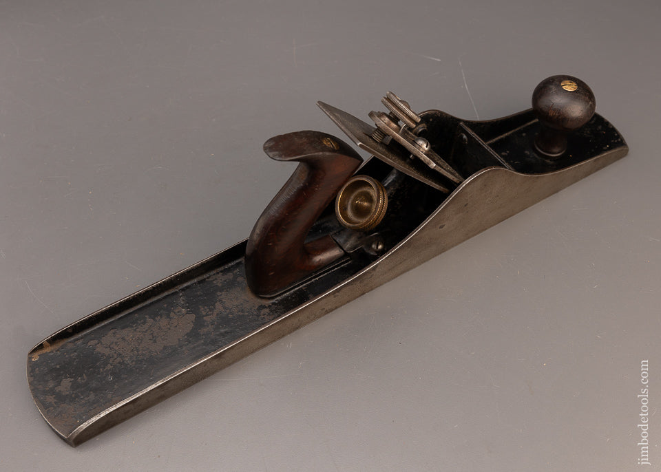 Gorgeous STEERS PATENT Bench Plane with Rosewood Strips - 116500