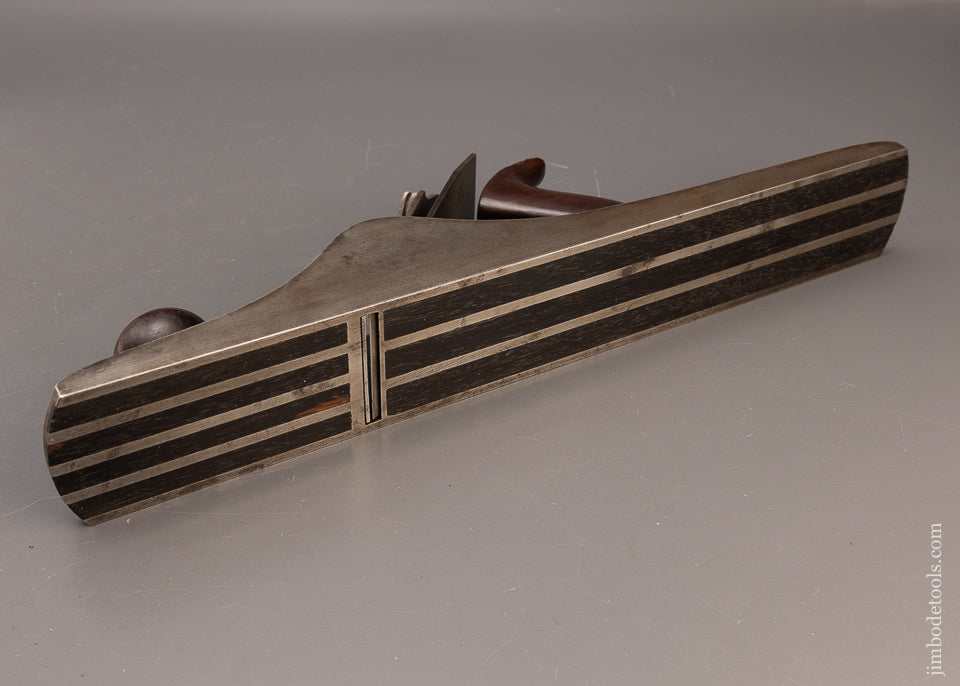 Gorgeous STEERS PATENT Bench Plane with Rosewood Strips - 116500