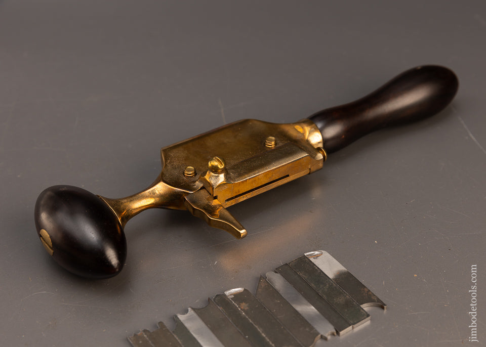 Mint KANSAS CITY WINDSOR TOOL WORKS Rosewood & Brass Windsor Bender with 22 Profiles - 116517