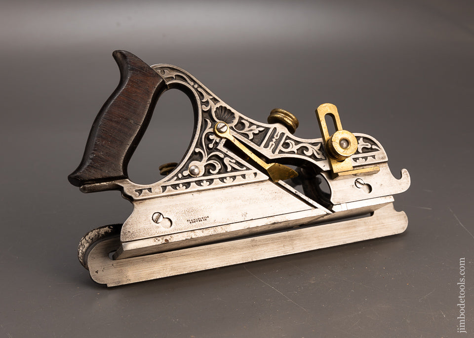 Beautiful Ornate STANLEY MILLERS PATENT No. 41 Plow & Filletster Plane - 116548
