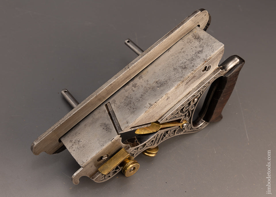 Beautiful Ornate STANLEY MILLERS PATENT No. 41 Plow & Filletster Plane - 116548