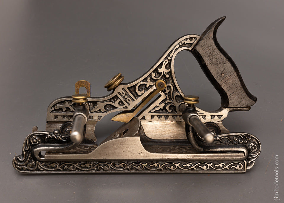 Beautiful Ornate STANLEY MILLERS PATENT No. 41 Plow Plane - 116557