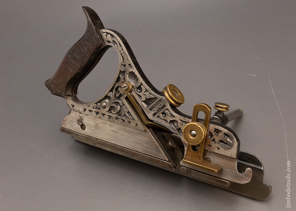 Beautiful Ornate STANLEY MILLERS PATENT No. 41 Plow Plane - 116557