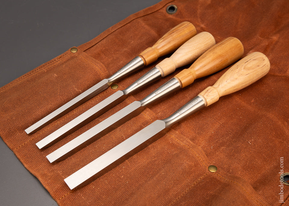Mint Set of 4 LIE NIELSEN Heavy Mortise Chisels - 116576