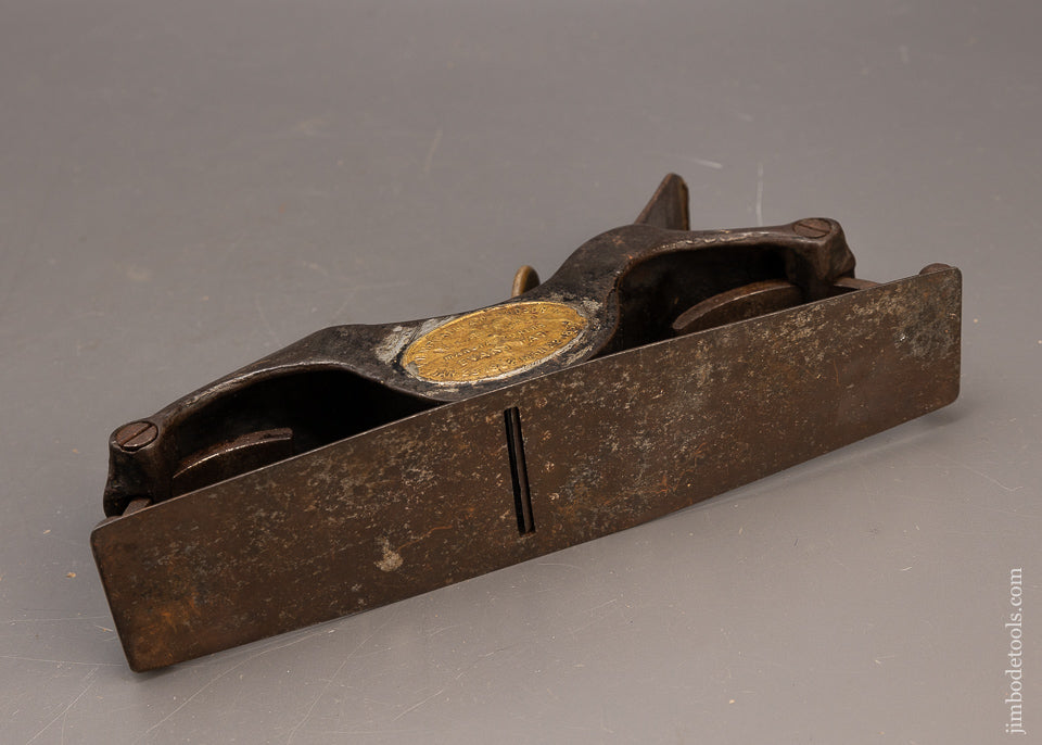 MITCHELL & CO. Hudson, N.Y. EVANS PATENT 1862 Circular Plane with Brass Plaque - 116581