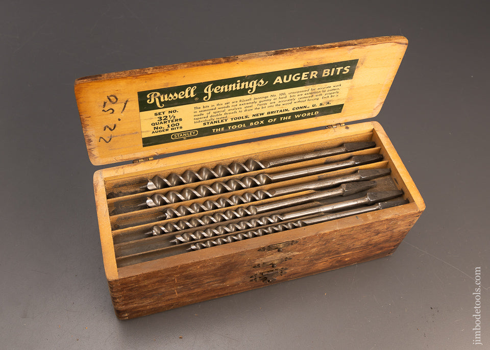 Good User Set of RUSSELL JENNINGS Auger Bits - 116588