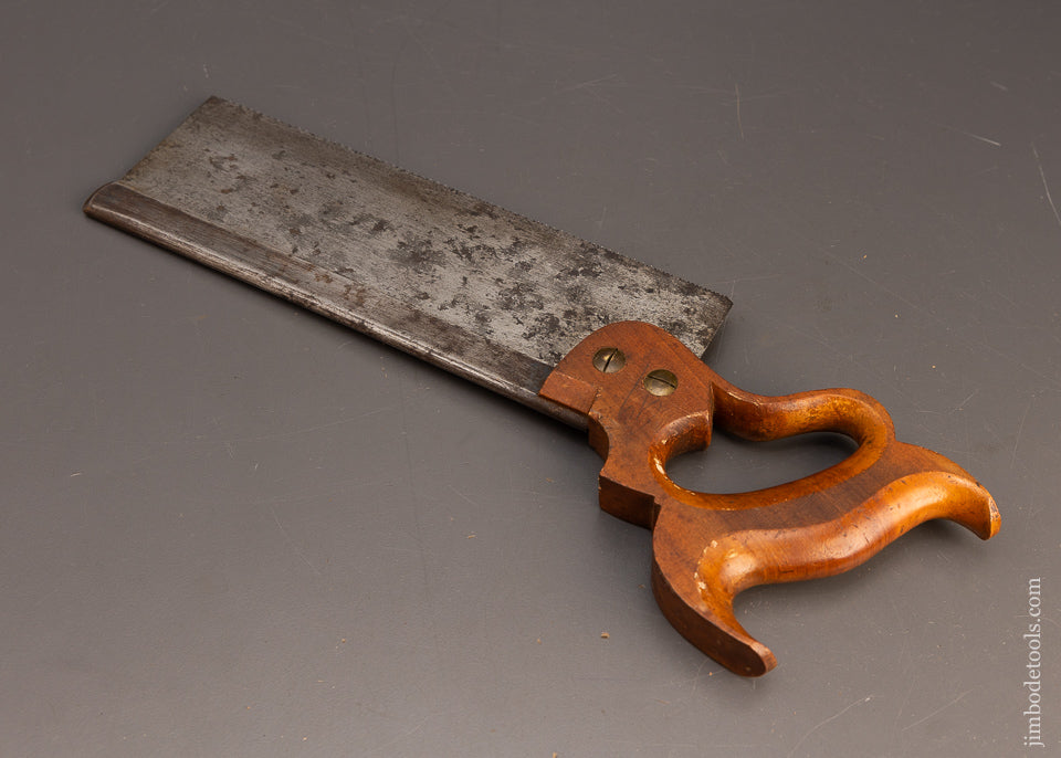 Extra Fine DISSTON No. 4 Back Saw with Label - 116639