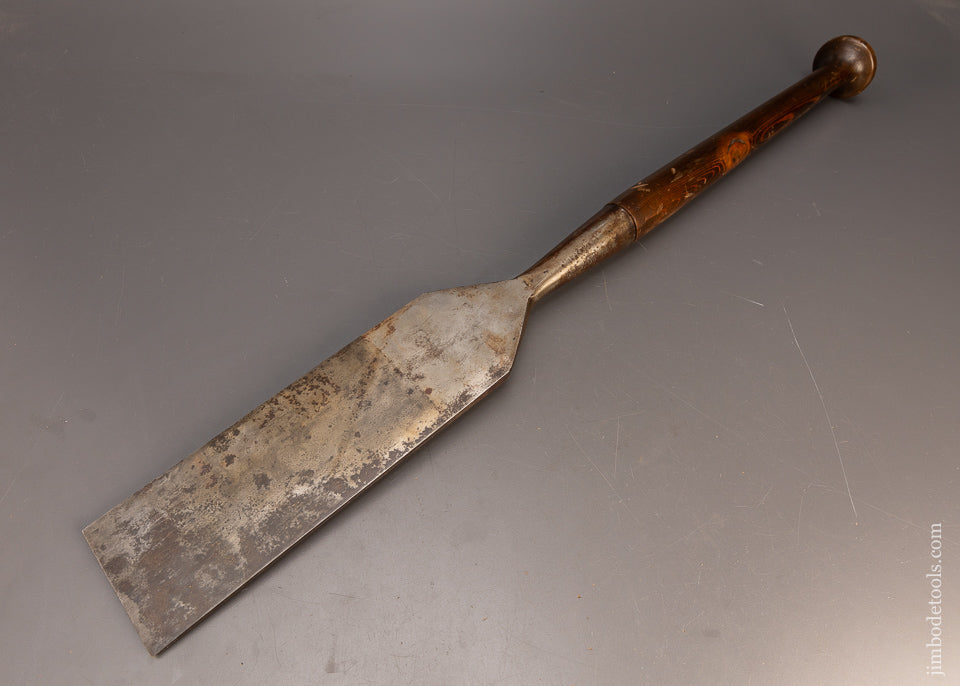 Awesome 3 1/2 Inch “D.R. BARTON 1832” Timber Framing Slick - 116649