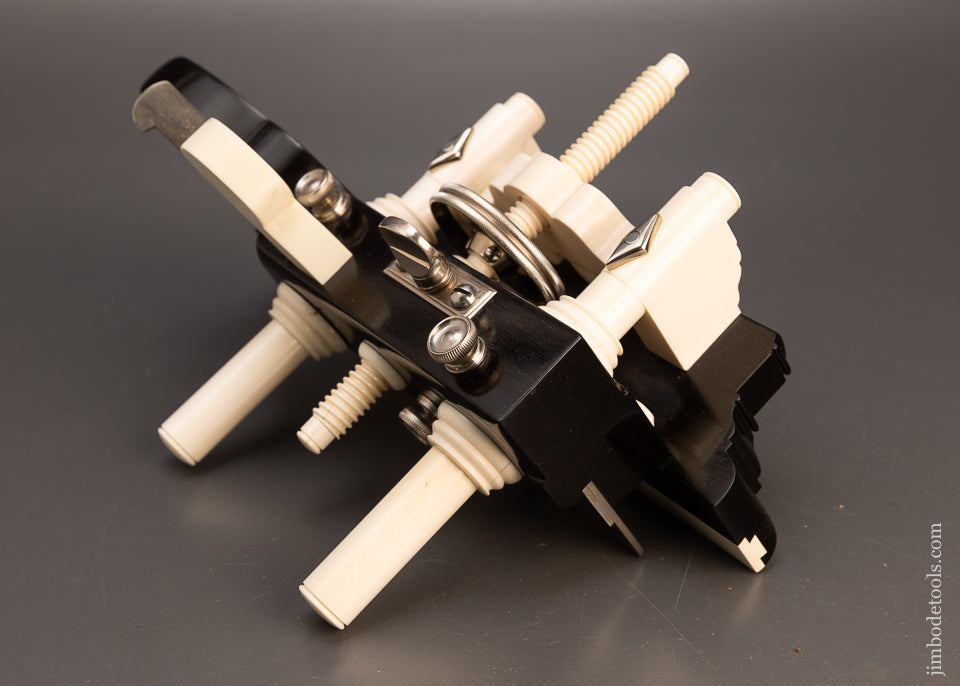 Phenomenal Solid Ebony SANDUSKY Center Wheel Plow Plane by JAMES MOON - 116679 - AS OF JUNE 13