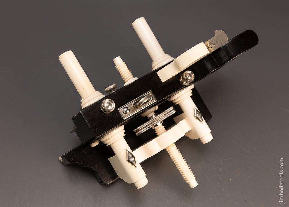 Phenomenal Solid Ebony SANDUSKY Center Wheel Plow Plane by JAMES MOON - 116679 - AS OF JUNE 13