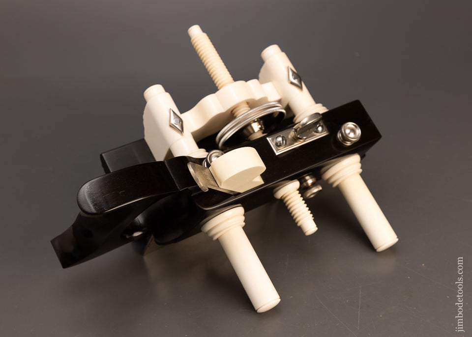 Phenomenal Solid Ebony SANDUSKY Center Wheel Plow Plane by JAMES MOON - 116679 - AS OF JUNE 13