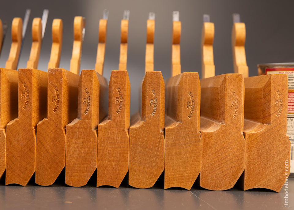 Mint Modern Maker Set of 20 Hollow & Round Moulding Planes by ASHLEY VAUGHAN - 116688 -