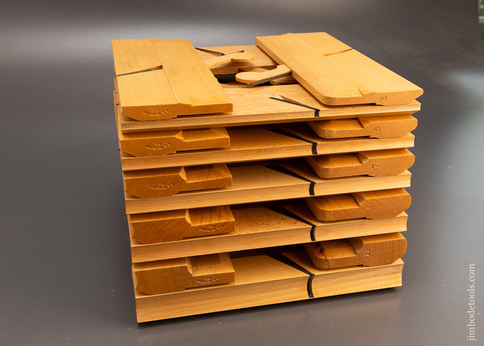 Mint Modern Maker Set of 20 Hollow & Round Moulding Planes by ASHLEY VAUGHAN - 116688 -