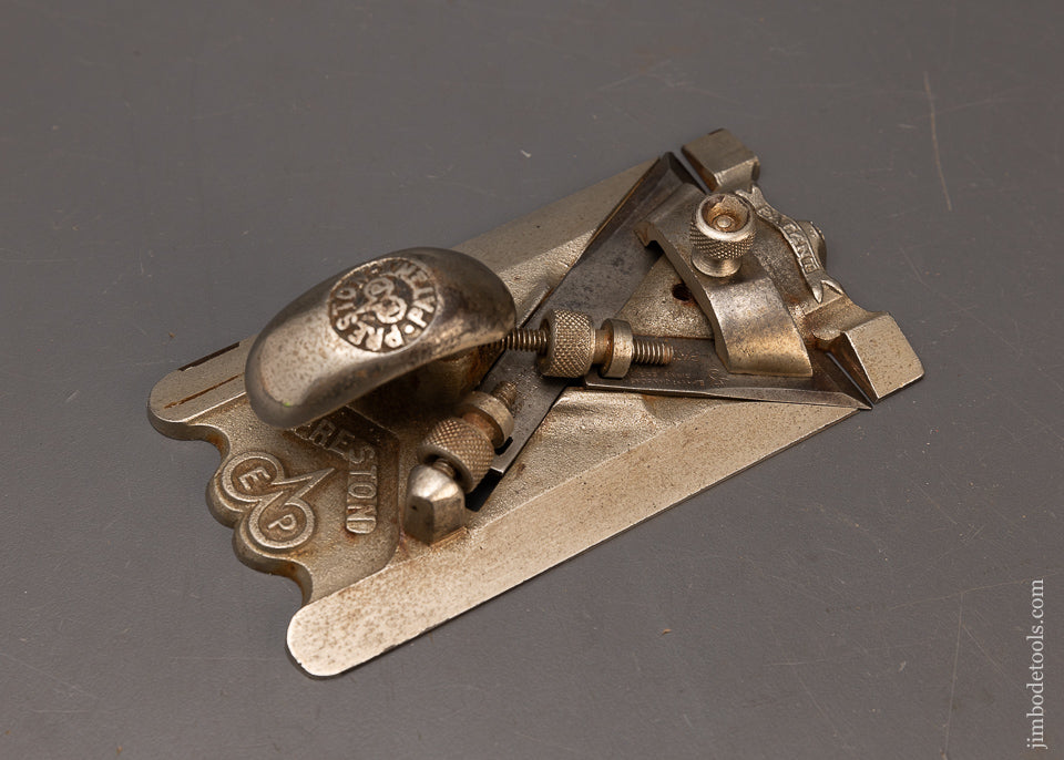 Fancy PRESTON No. 1369 Patented Double Side Rabbet Plane - 116743