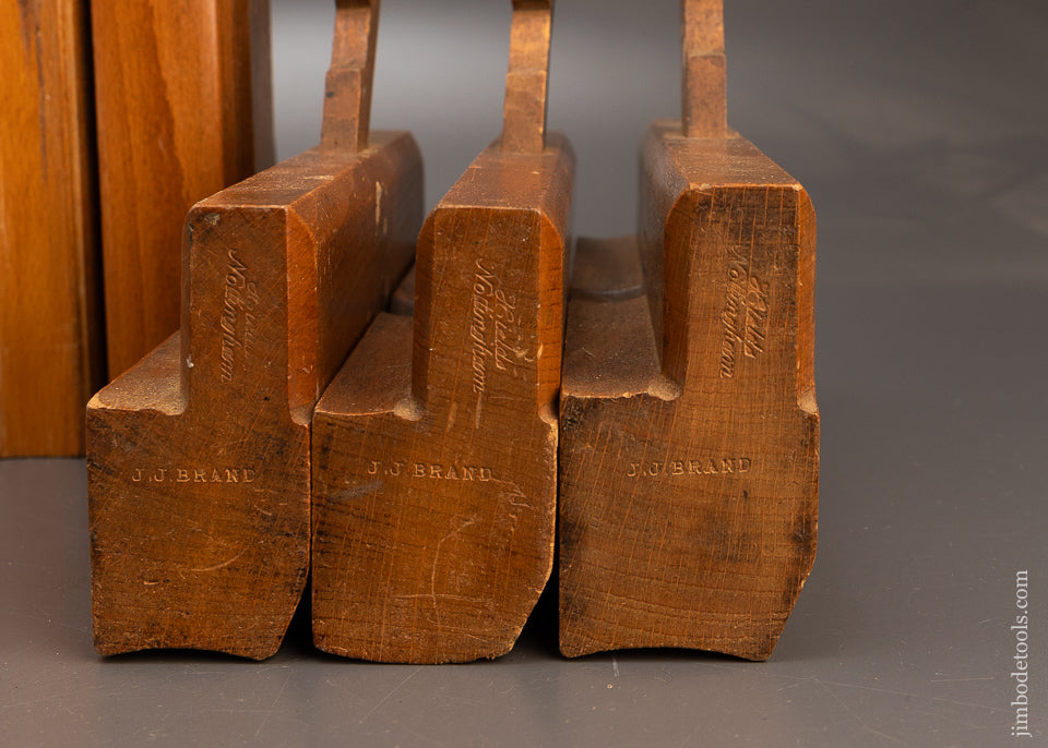 Complete Set of 18 Hollow & Round Moulding Planes by HIELDS NOTTINGHAM - 116802