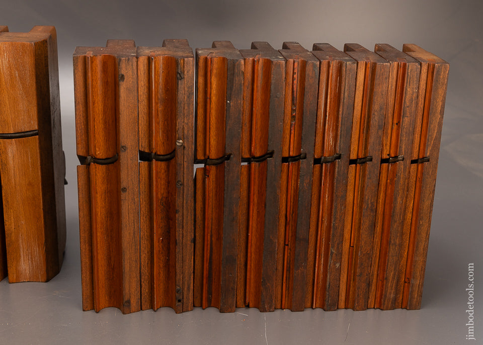Excellent Set of 21 Moulding Planes by GILLET (WM. Ca. 1830-60 Bristol) + 116821