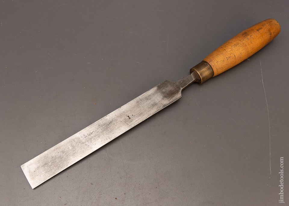 English Long, Thin Paring Chisel with Boxwood Handle SORBY 1 1/2 Inch - 116830