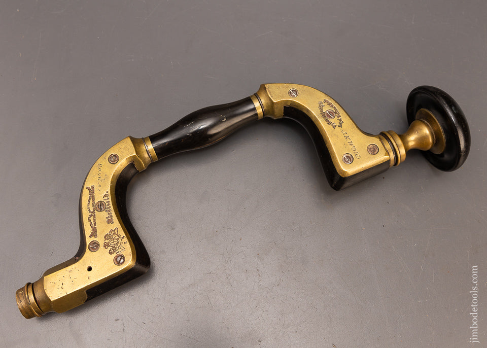 Rare Buffalo Horn MARPLES ULTIMATUM Bit Brace - 116843