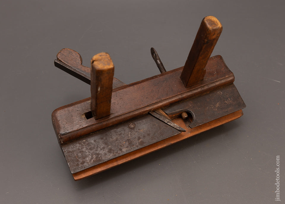 Very Rare 4 STAR **** B:WALTON IN+READING 18th Century Plow Plane - 116854