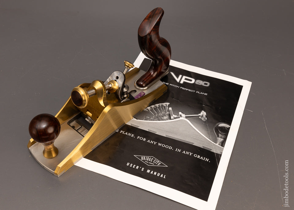 BRIDGE CITY TOOL WORKS VP-60 Variable Pitch Smooth Plane Mint in Box - 116867 - AS OF JULY 11