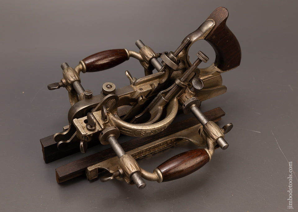 Fine-SWEETHEART-STANLEY-No.-55-Combination-Plane-in-Custom-Dovetailed-Box-117037