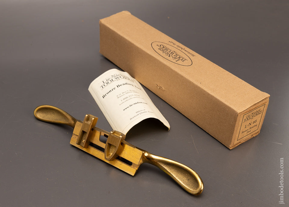 Bronze-LIE-NIELSEN-No.-66-Hand-Beader-with-all-17-Profiles-Mint-in-Box-117186