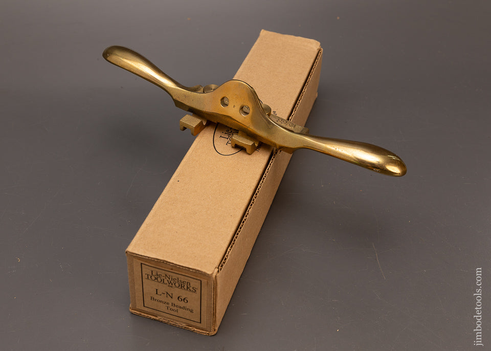 Bronze-LIE-NIELSEN-No.-66-Hand-Beader-with-all-17-Profiles-Mint-in-Box-117186