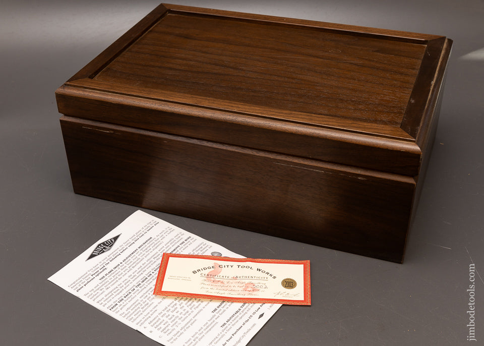 BRIDGE-CITY-TOOL-WORKS-No.-CT-10-Low-Angle-Bench-Plane-Mint-in-Box-117237