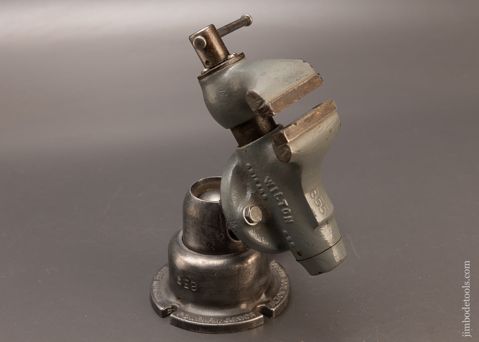 Rare-WILTON-BABY-BULLET-VISE-with-Power-Arm-JR.-Swivel/Tilt-Base-117238