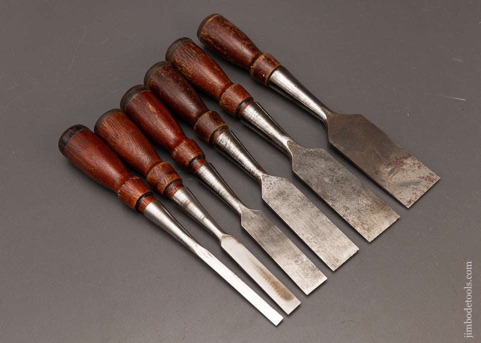 Fine-Set-of-6-STANLEY-No.-750-Chisels-117270