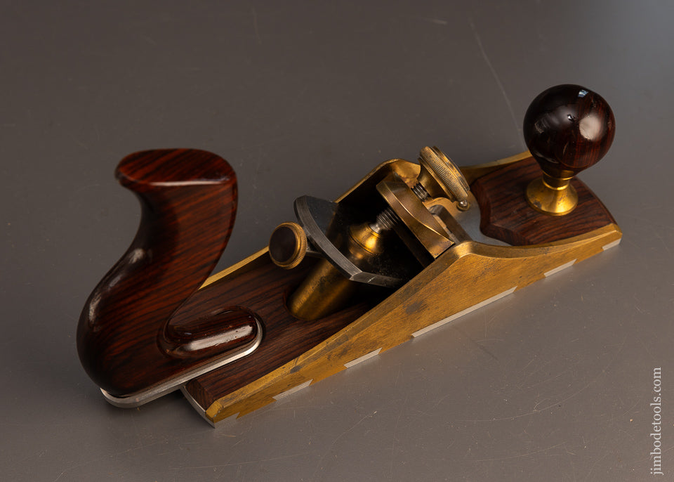 BRIDGE-CITY-TOOL-WORKS-No.-CT-12-Bench-Plane-Near-Mint-in-Walnut-Box-117303