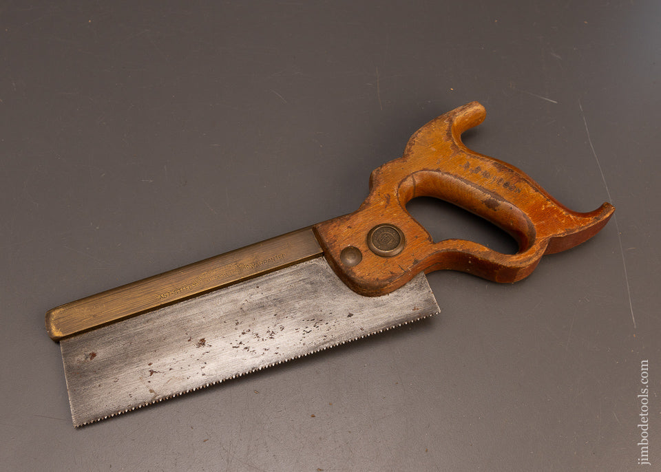 Very-Rare-&-Fine-DISSTON-No.-5-Brass-Back-Dovetail-Saw-8-Inch-117353