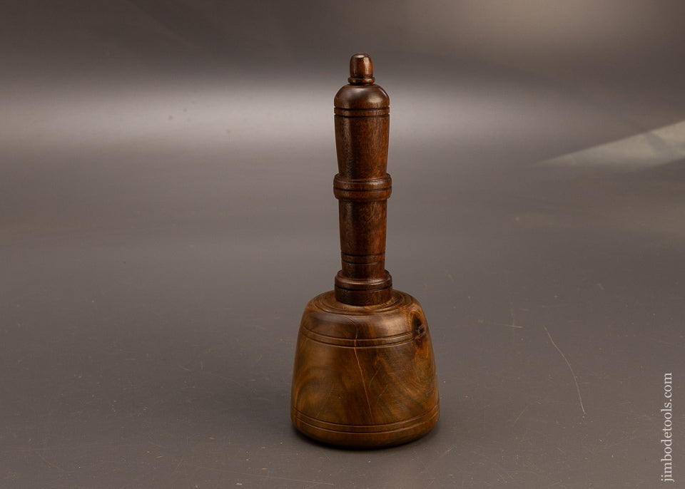 Stunning-18-Ounce-Fancy-Lignum-Vitae-English-Carving-Mallet-117393