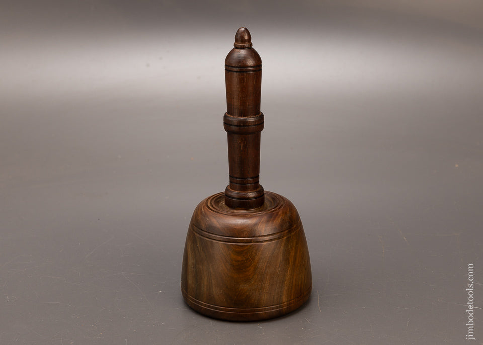 Stunning-1-1/2-Pound-Fancy-Lignum-Vitae-English-Carving-Mallet-117394