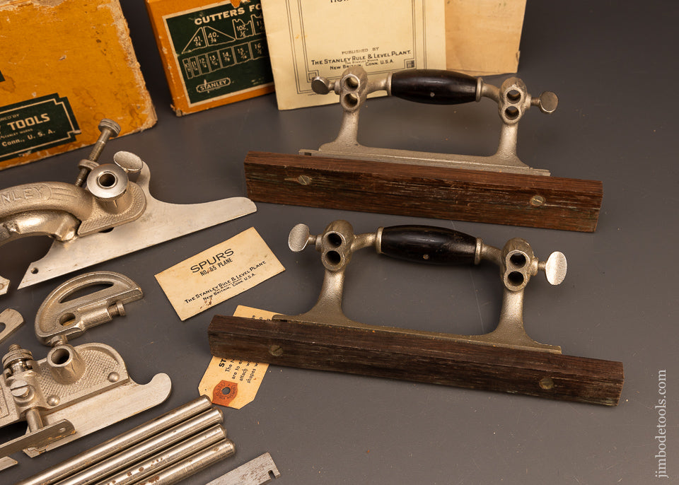 Near-Mint-STANLEY-No.-55-Combination-Plane-100%-Complete-in-Original-Box-117418